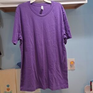 New Canvas Purple Short Sleeve Tshirt